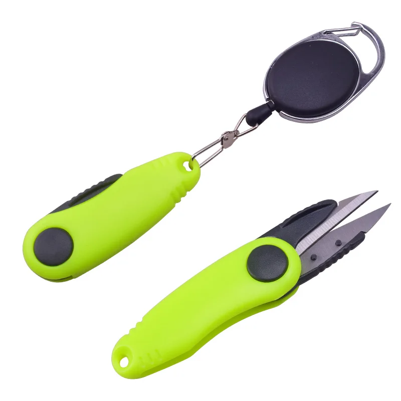 Description Picture 5 of itemQuick Knot Tool Shrimp Shape Fold Fishing Scissors Telescopic Rope Kit Fishing Line Cutter Clipper Nipper Fishing Tackle
