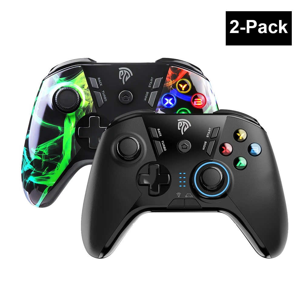 2PCS EasySMX ESM-9110 Wireless Control PC Gamepad for PS3 Xiaomi Android TV Box Phone Joystick with Vibration Turbo Function | Электроника