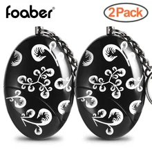 Foaber персональный брелок с сигнализацией, персональная сигнализация для женщин, кошелек для самообороны брелок безопасный звук 120-130 дБ Сигнализация