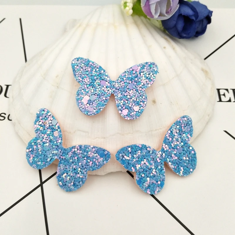 12 шт. блестящие смешанные нашивки «бабочки» Аппликации для DIY одежды обувь ремесла шляпа головные уборы аксессуары - Цвет: C