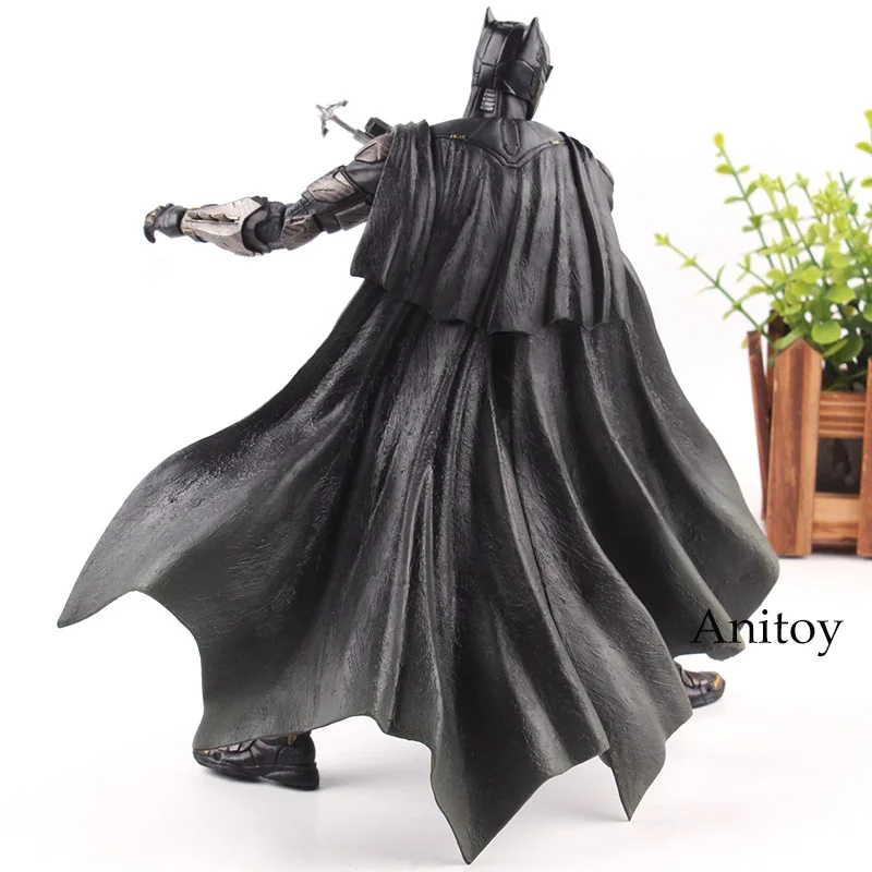Play Arts Kai Justice League Фигурки № 1 Playarts Kai Batman статуя Тактический Костюм Ver. ПВХ Коллекционная модель игрушки 25 см wi