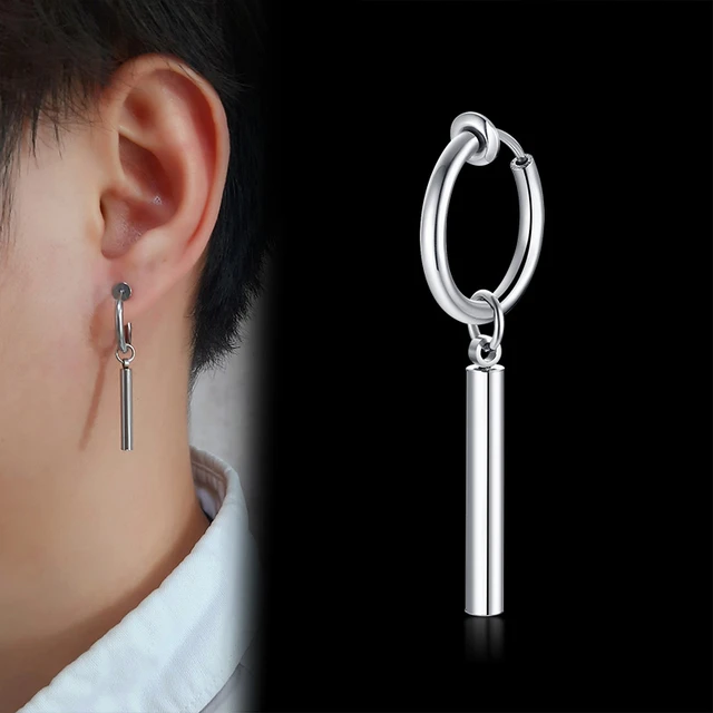 Share more than 85 mens hoop dangle earrings super hot esthdonghoadian