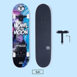 Luxury Maple Skateboard Hardware Anime Design High Quality Skateboard Double Rocker Planche De Skate Sports Accessories