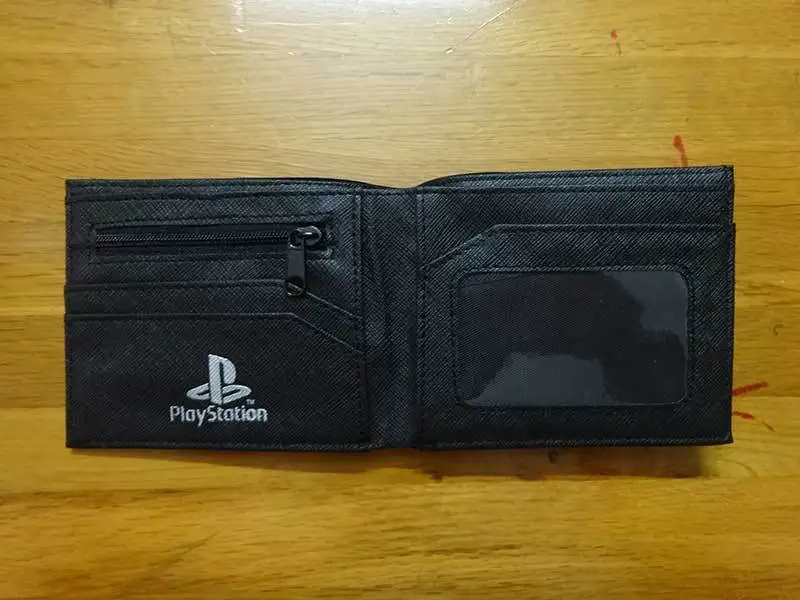 Игровой джойстик кошелек "PlayStation" 3D сенсорный проходит по всей длине) и очень классные Для мужчин кошелек сумочка из ПВХ Bi-Fold