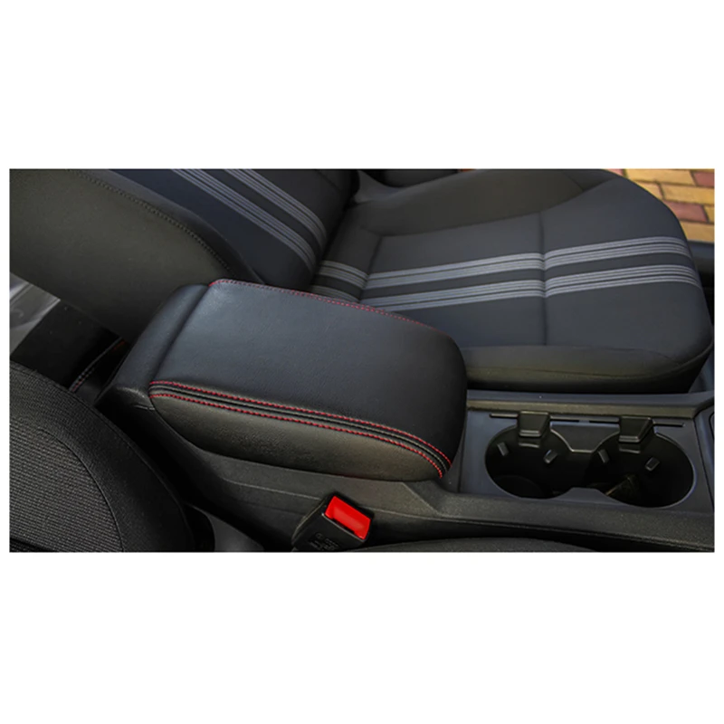 YAZGAN Multifunctional car armrest box booster pad, car center console mat  For Hyundai Accent Mistra Sonata Staria Santa FE Kona, Comfortable and  shock-absorbing,D Red : : Automotive