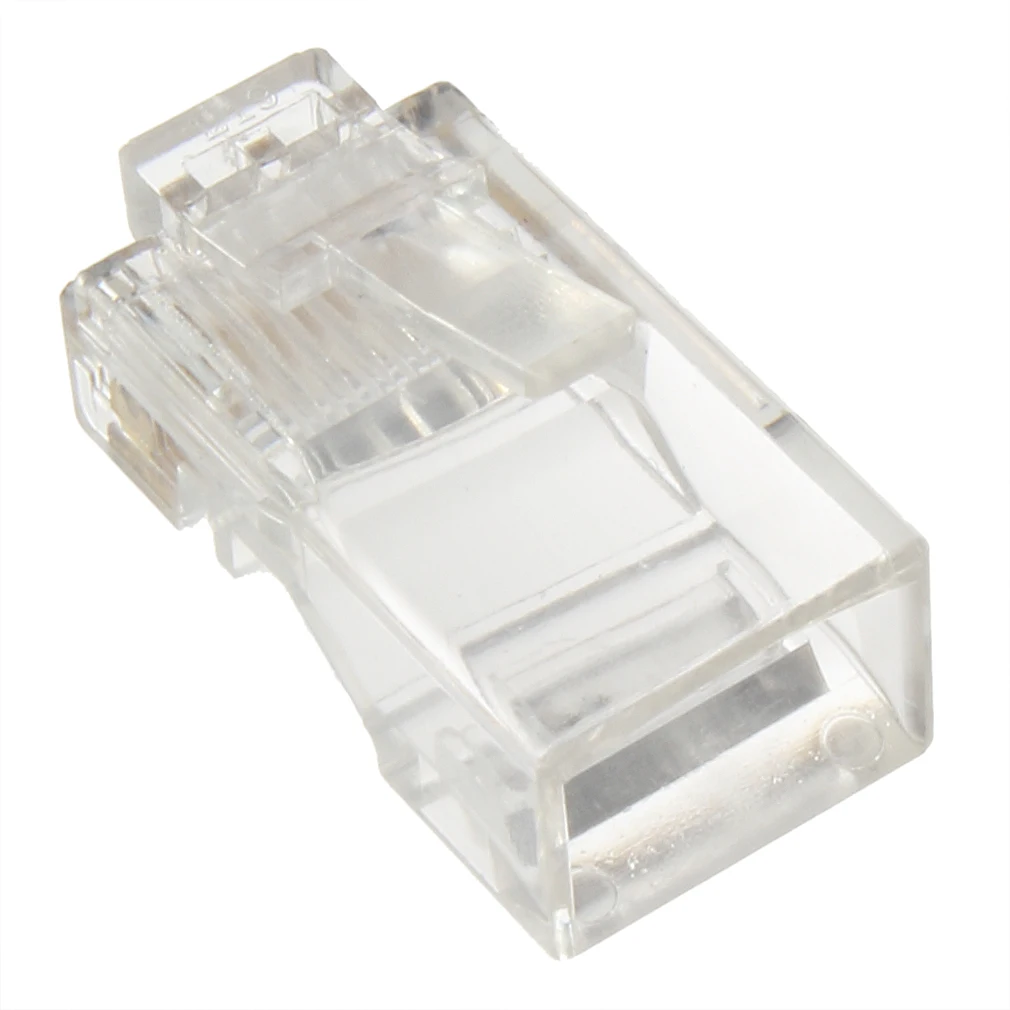 1 шт. RJ45 CAT5 Кристалл модульный разъем LAN Сетевой разъем 8 контактов сетевой кабель Разъем для UTP Cat5 Cat5e Прямая поставка