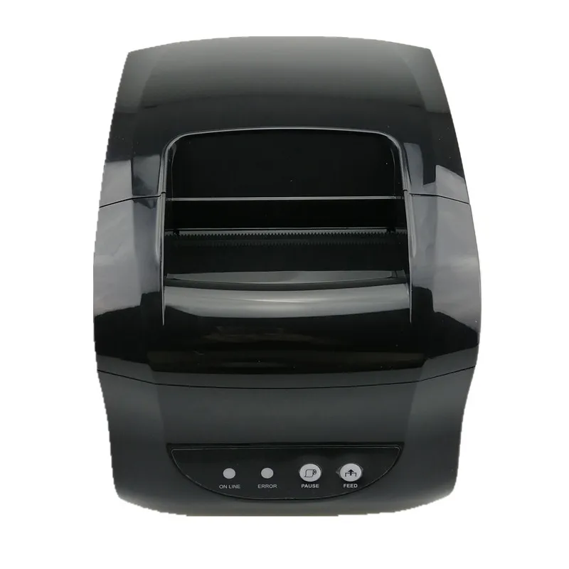 365B 열 스티커 라벨 바코드 POS 프린터 지원 20-80mm 너비 QR 코드 영수증 청구서 인쇄 USB 또는 블루투스 연결