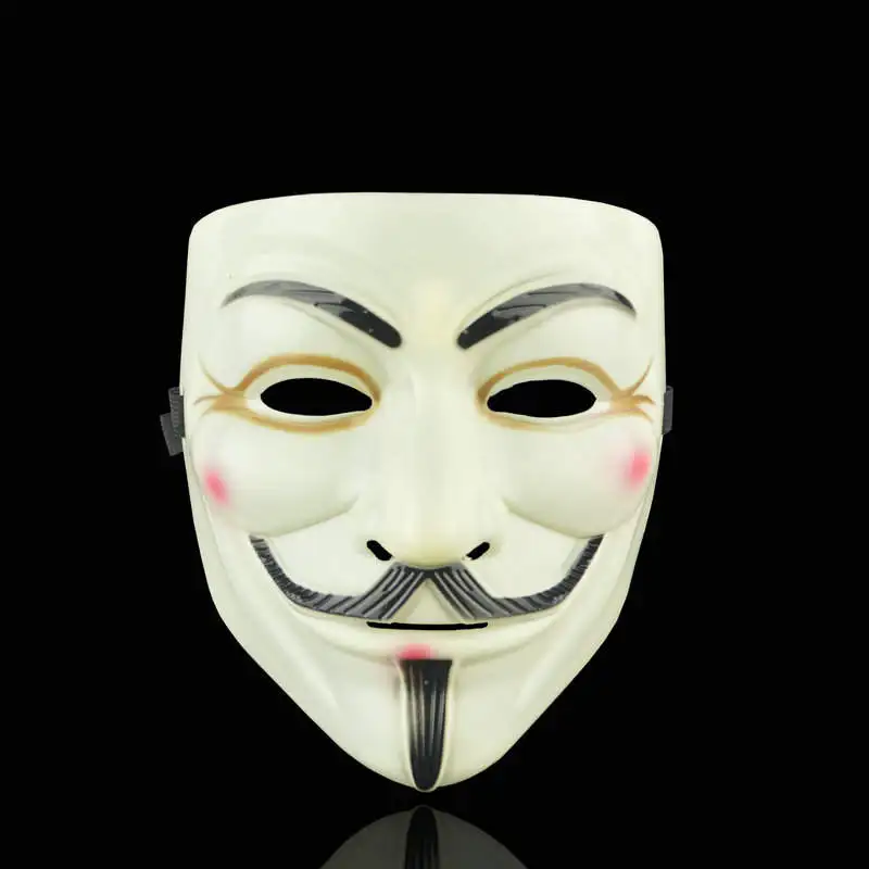 NEW Movie Cosplay V for Vendetta Hacker Mask Anonymous Guy Fawkes Halloween Christmas Party Gift for Adult Kids Film Theme Mask homemade halloween costumes