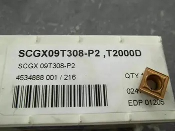 

10PCS CARBIDE INSERT SCGX09T308-P2，T2000D