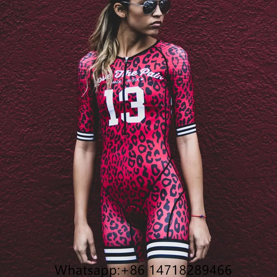 1 Love the pain pro team skinsuit Женская велосипедная одежда, велосипедная команда одежды на заказ, железный костюм для триатлона, велосипедная майка - Цвет: 1