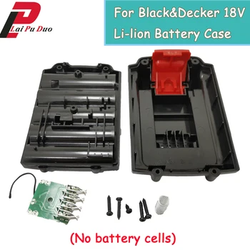 

For Black&Decker 18V Li-lion Power Tool Battery Plastic Case (No battery cells) BL1518 LB018-OPE A1118L HP186 LB20 Shell Cover