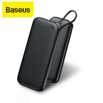 

Baseus 20000mah Power Bank PD QC3.0 Quick Charger Dual USB Type-C Fast Charging Powerbank Portable Charger For Laptop For Phone