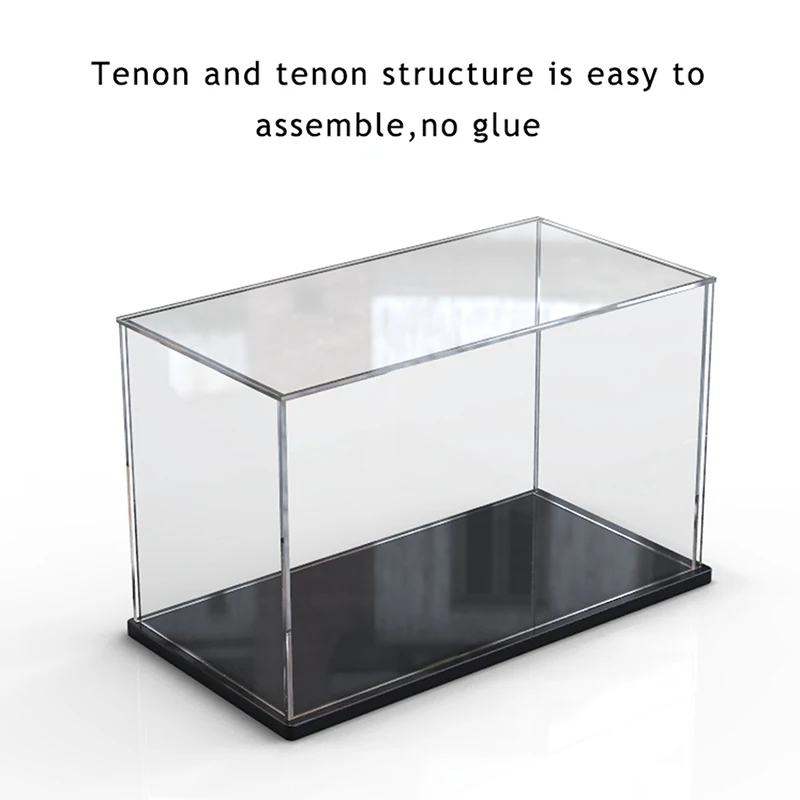 Vitrine LED Triple9 – Transparente Avec éclairage LED Et Coins Noirs – Neuve