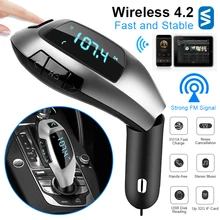 Беспроводной Bluetooth fm-передатчик автомобильный комплект Hands-free lcd MP3-плеер USB зарядное устройство Поддержка TF ЖК-дисплей экран автомобильные аксессуары