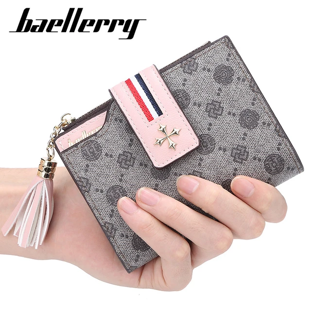 Fashion Short Bifold Card Wallet Women Small Purses Vintage Credit Card  Holder Coin Purse Multifunctional Luxury Ladies Wallets - Wallets -  AliExpress