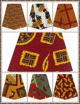 

New Guaranteed Pagne Wax Ankara African Veritable Hot Wax Veritable For Sewing Fabric.real Wax Tissus 100% High Quality Soft