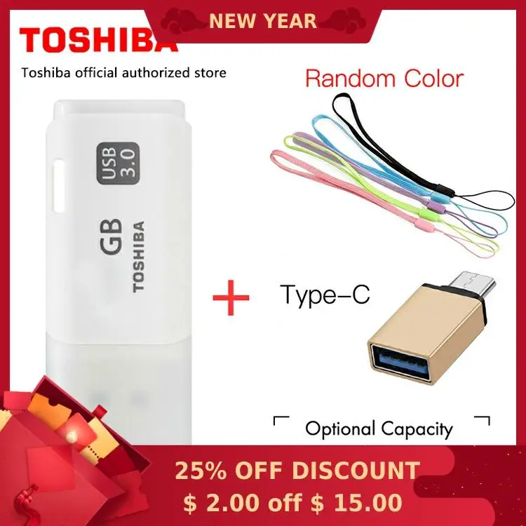  128GB TOSHIBA USB Flash Drive 64GB 32GB High Speed USB3.0 Flash Drive Quality Memory Stick Pen Driv