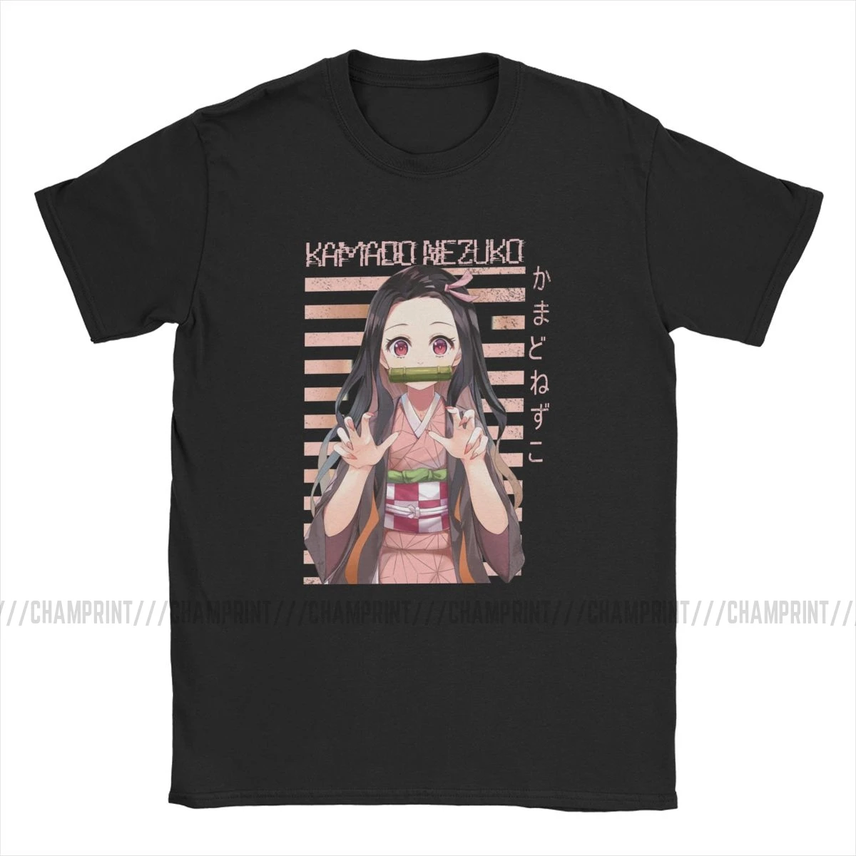 Nezuko Kimetsu No Yaiba, Мужская футболка, Demon Slayer, аниме, потрясающая футболка, футболка с коротким рукавом, хлопок, Новое поступление одежда