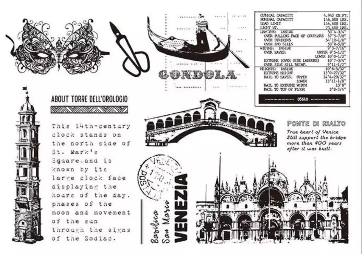 background Clear Stamp Seal DIY Scrapbooking photo Album Decorative A0945 | Дом и сад