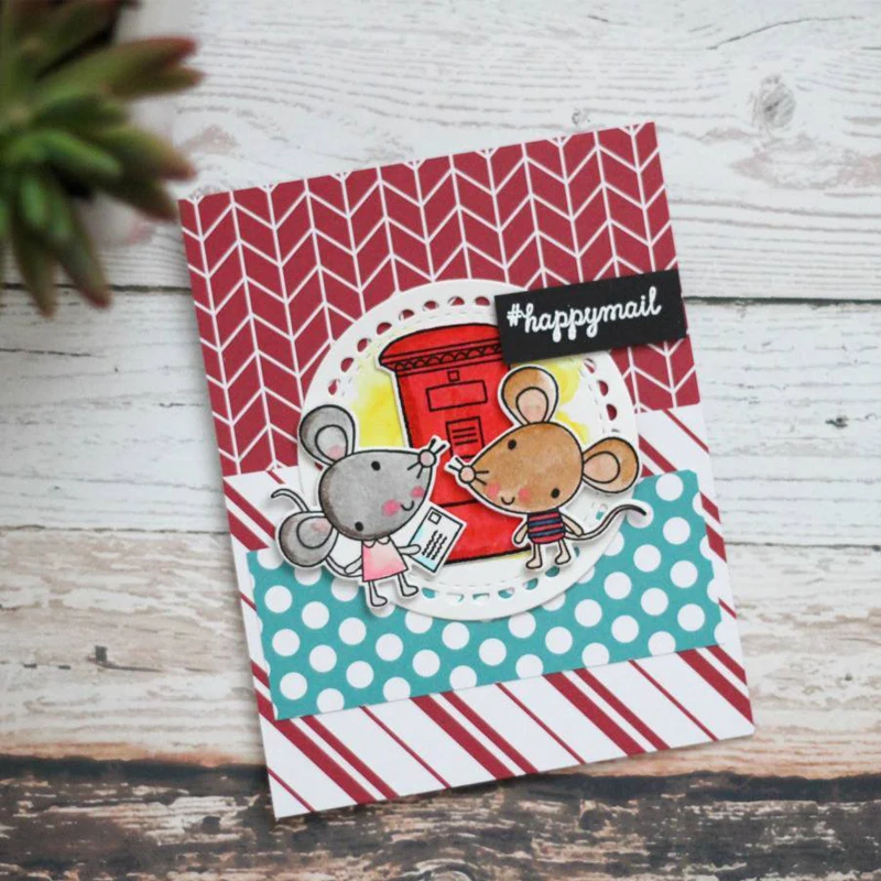 Прозрачные силиконовые мыши и фразы для скрапбукинга сделай сам|Вырубные штампы|