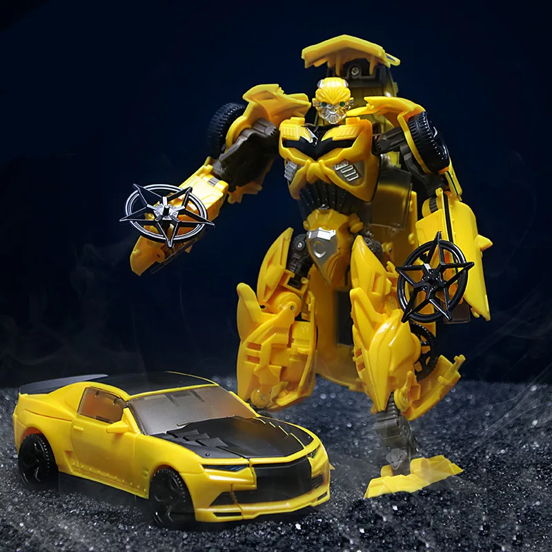 

Children Transformation Toy Jingang 5 Bumblebee Car Robot Models Comay Transformation Muscle Car Movie Garage Kit