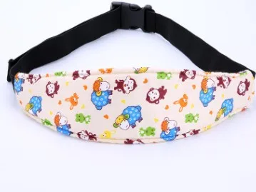 New Child Car Safety Seat Head Fixing Auxiliary Cotton Belt Pram Secure Strap Doze Band for Baby Pram Child Safety Seat - Название цвета: 4