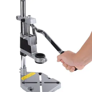 

1PC Workstation Drill Press Stand Adjustable Desktop Drill Stand Multifunction Aluminum Base Repair Tool for Electric Drill