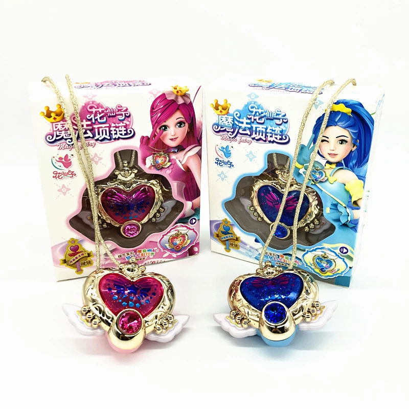 女の子のための魔法のネックレス 照明付き杖 教育用コスプレゲーム ライトアップするおもちゃ Aliexpress