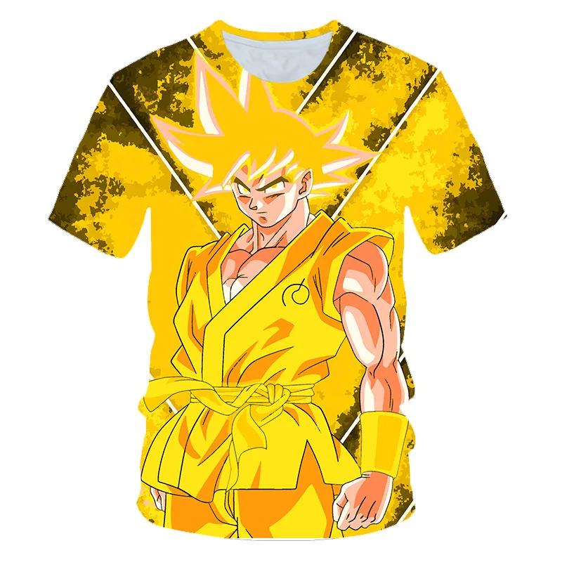 Dragon Ball мужские футболки, мужские компрессионные футболки, аниме футболка с коротким рукавом, топы для фитнеса, Vegeta Goku, крутые Забавные футболки для фитнеса - Цвет: picture color