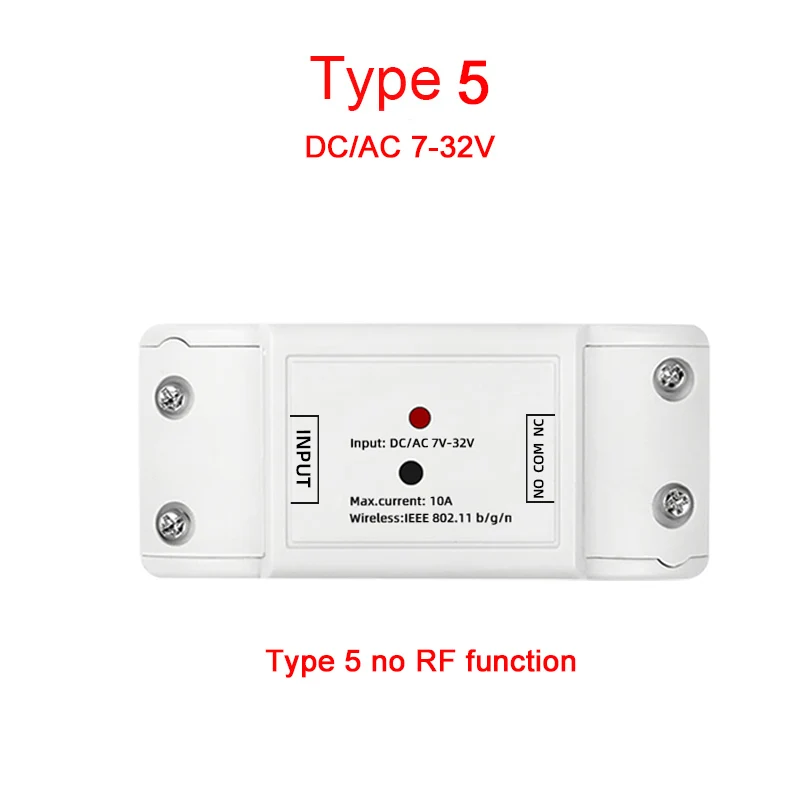 DC 5V 12V 24V 32V Wifi Switch Wireless Relay Module Smart Home Automation  X6T4