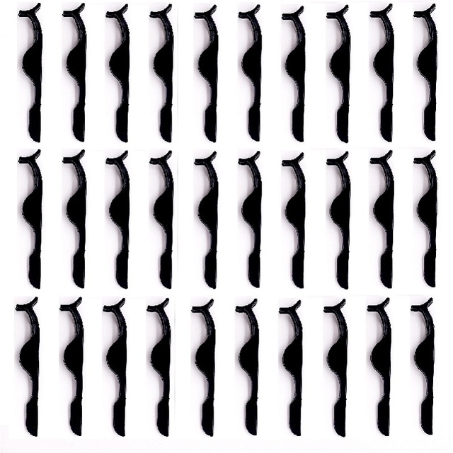 False Eyelash Tweezers False Eyelashes Applicator Eyelash Extension Curler Nipper Auxiliary Clamp Makeup Forceps Tools