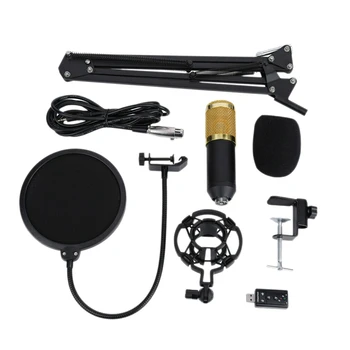 

BM-800 Professional Broadcasting Studio Mic Recording Condenser Microphone for Computer