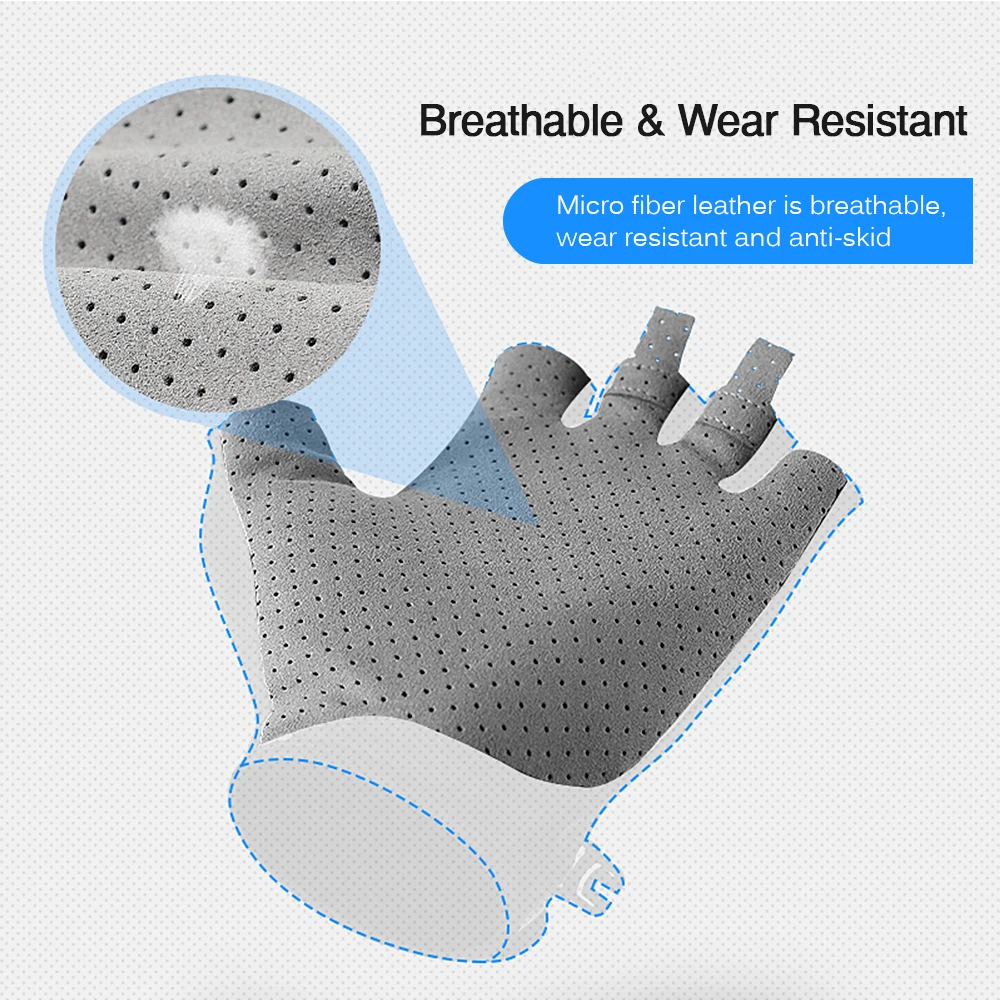 Спорт на открытом воздухе половина пальцев Гольф перчатки абсорбент охлаждающий лед УФ защитный Велоспорт Рыбалка фитнес для мужчин женщин дышащий