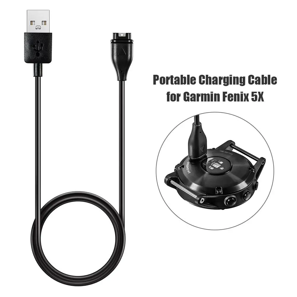 USB-кабель для зарядки Garmin Fenix 6S 6 5 Plus 5X Vivoactive 3 Т часы накладные 1 м/3 фута |