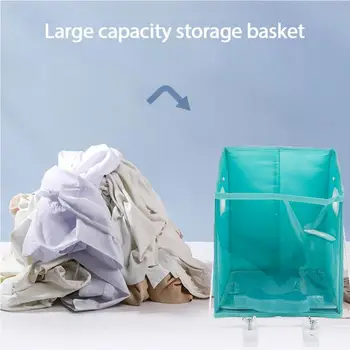

New Storage Basket Closet Foldable Storage Box Bins Fabric Organizer Home Bedroom Closet Laundry Basket Clothes Containers