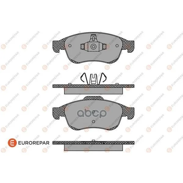 Колодки Тормозные Renault Fluence/Grand Scenic/Megane/Scenic/Duster 1.2-2.0 08- EUROREPAR арт. 1617274080