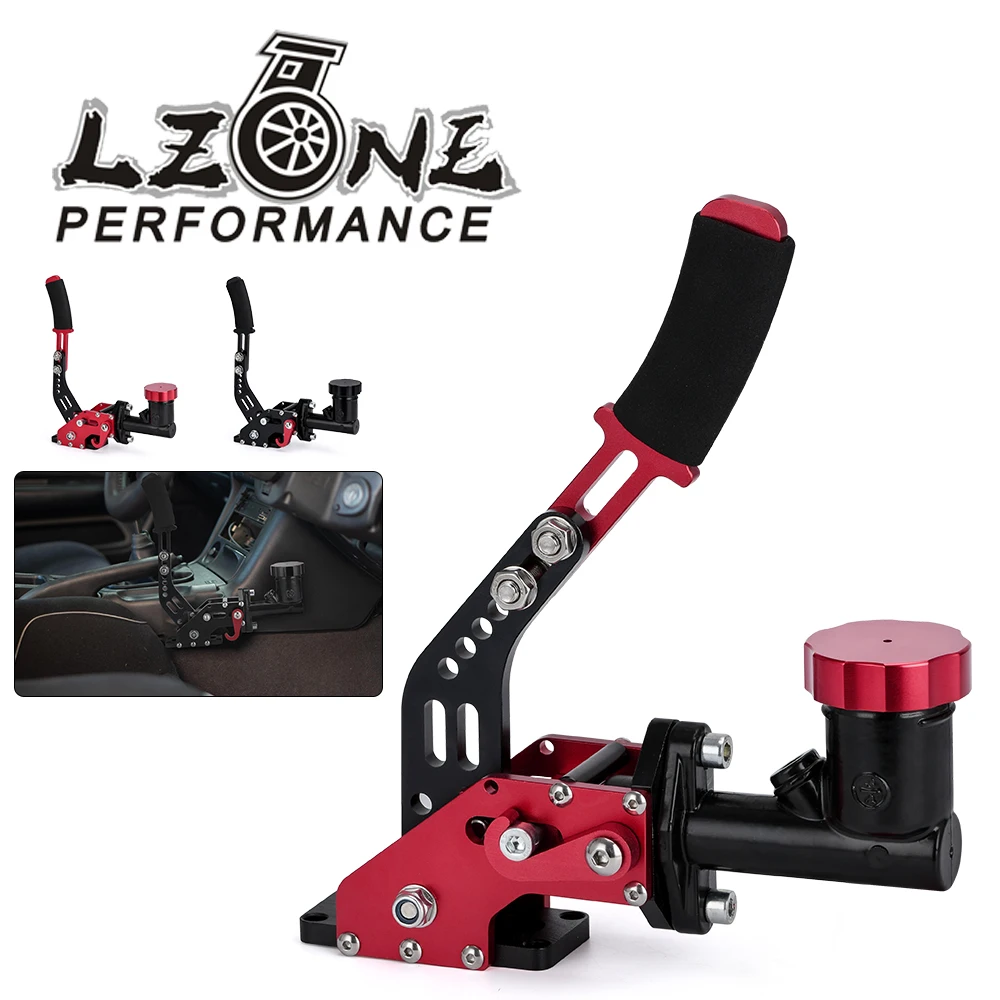 Racing Handbrake LZONE Hydraulic Drift Gear Lever With Oil Tank Hydro E-Brake Rally 0.75Bar 3/8-24 Parking Adjustable