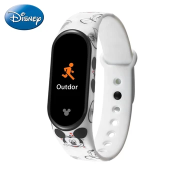 

Disney Smart Band Silicone Bands Color Screen Sport Time Kid Smartband Electronic Smartwatch Healthy Bracelet Heart Rate Tracker