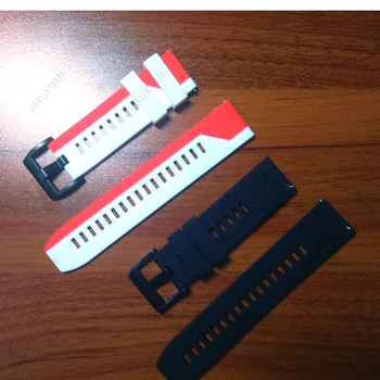 

Watch Band 22mm Silicone sport Strap For Huawei GT GT2 46mm Watch Strap Replacements Honor Magic Watch Mens Strap
