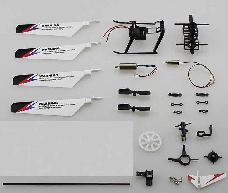 Аксессуары для WLtoys V911-2 V911 Pro сумка шасси мотор соединительная пряжка винт заднее
