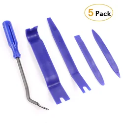 Extracteur de clous pour panneau de porte de voiture, outils de retrait de tableau de bord Audio vidéo, démontage de climatiseur intérieur automatique, 5 pièces/ensemble 