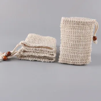 

1PCS Fashion Nice Natural Ramie Shower Exfoliator Sponge Pouch Comfortable Blister Mesh Soap Saver Bag Foaming Net
