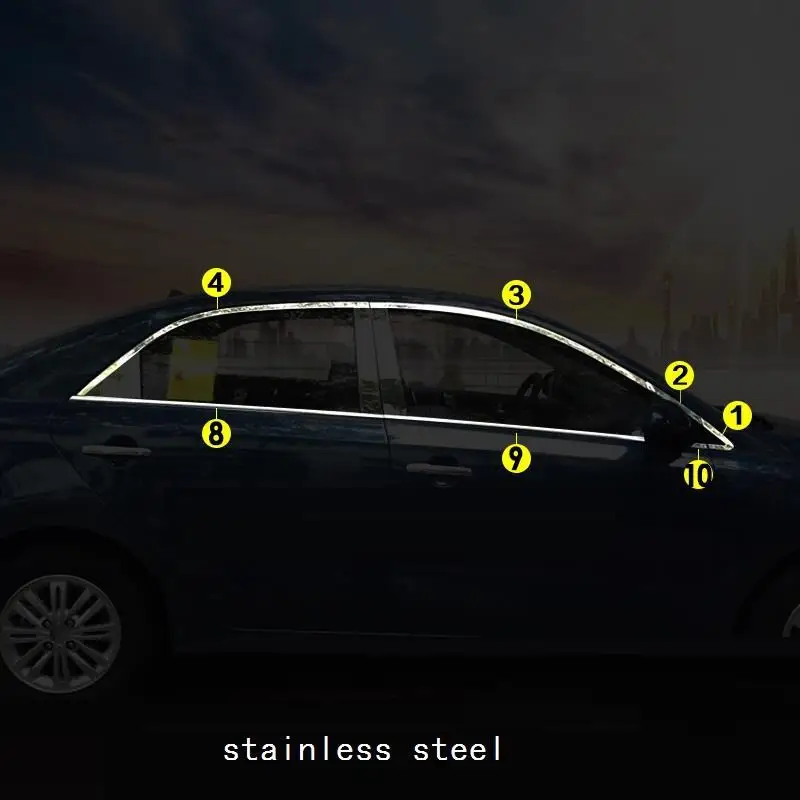 Window Automobile Chromium Decorative Modified Car
