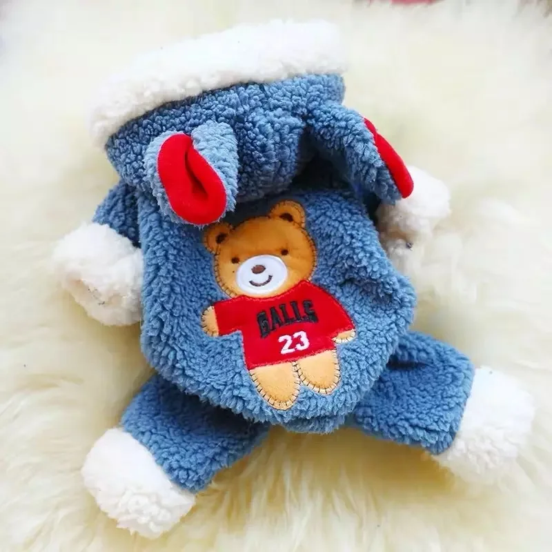 

Winter Dog Clothes Little bear Pets Outfits Warm Clothes for Small Dogs Cat Costumes Coat Jacket Puppy Sweater Dogs Chihuahua