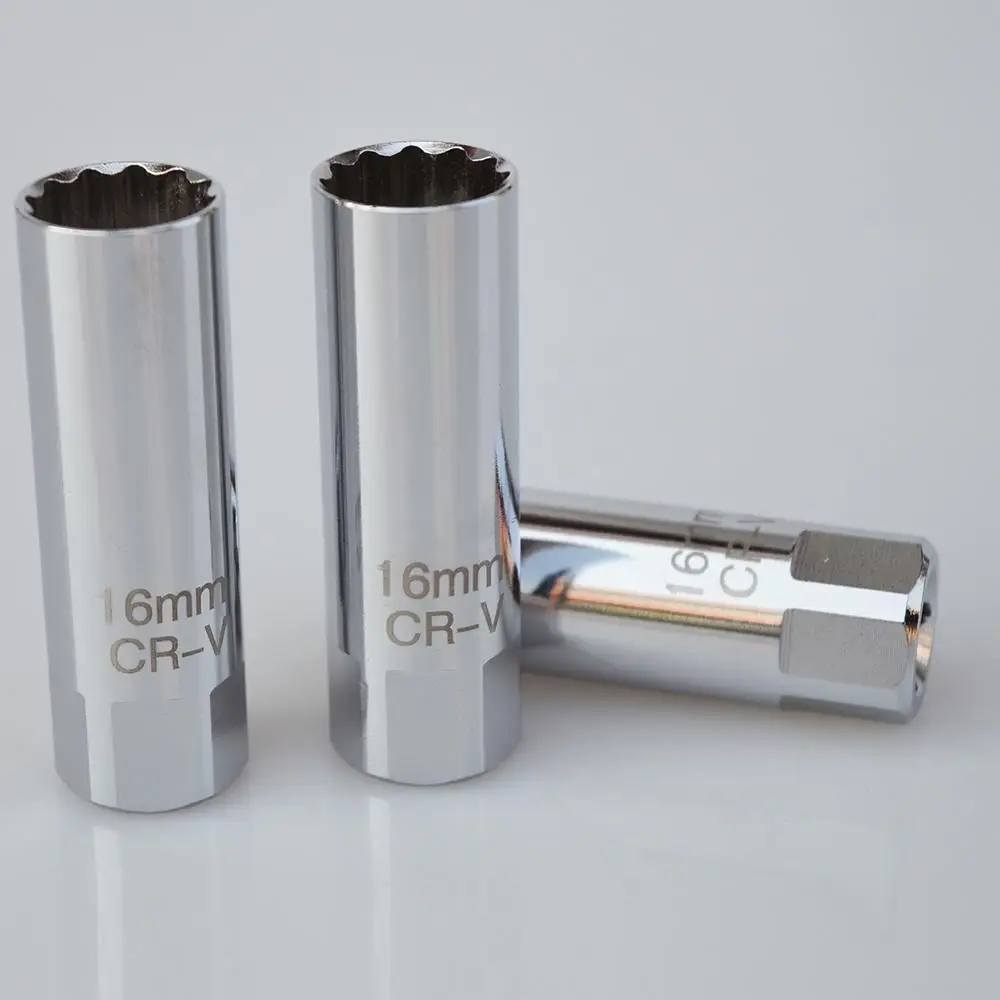 Remover Wrench Spark Plug Socket 16mm Thin Wall Removal Tool 12 Points