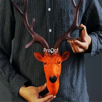 

ProQgf 1Pcs A Set incredible deer bedroom always accompany you head Statue kuniwai