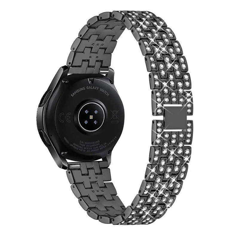 Роскошный ремешок для часов для Huami Amazfit Bip браслет для Amazfit gts gtr 42 мм браслет 20 мм Металл Нержавеющая сталь