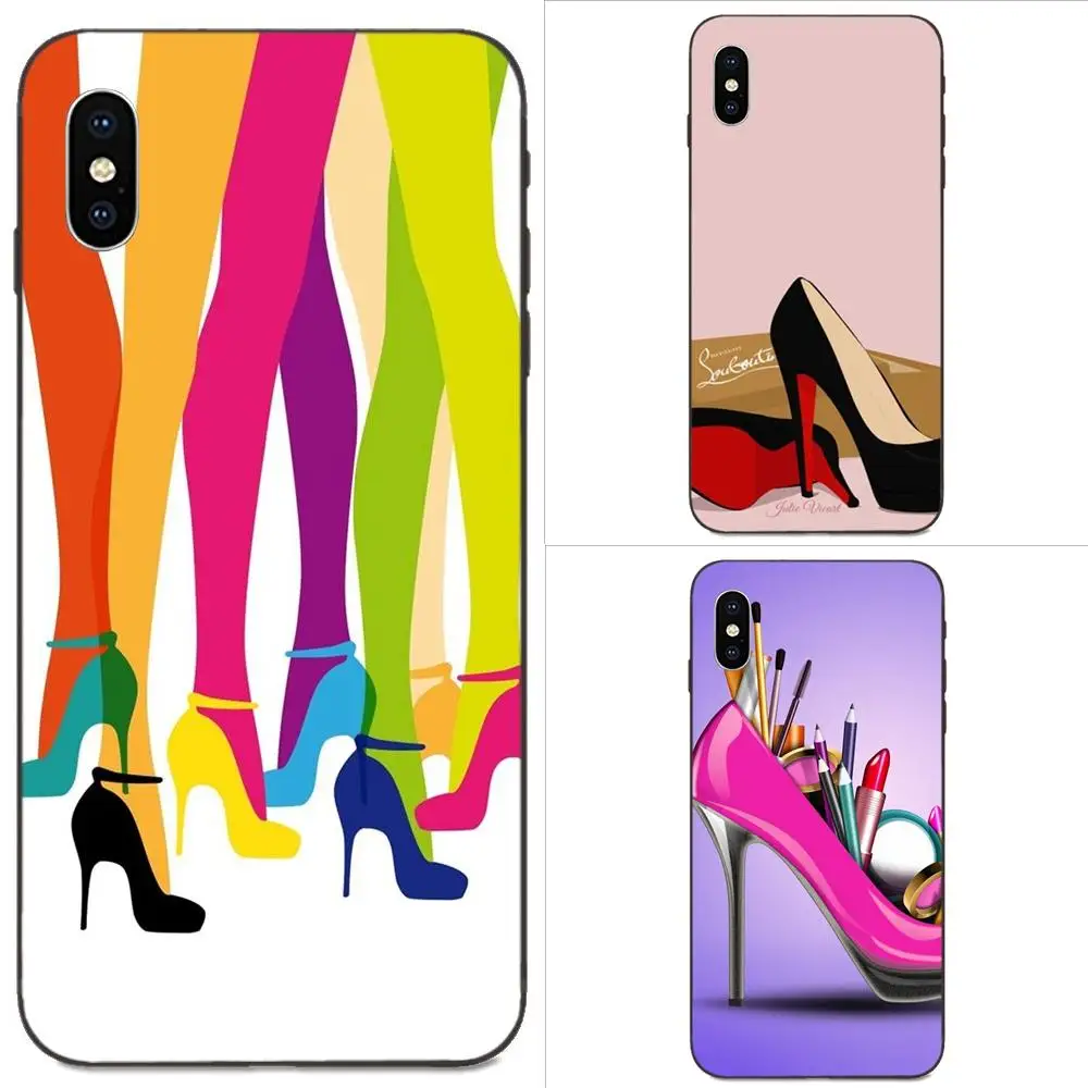 Для Apple iPhone 4 4S 5 5S SE 6 6S 7 8 11 Plus X XS Max XR Pro мягкая защита экрана красная обувь на