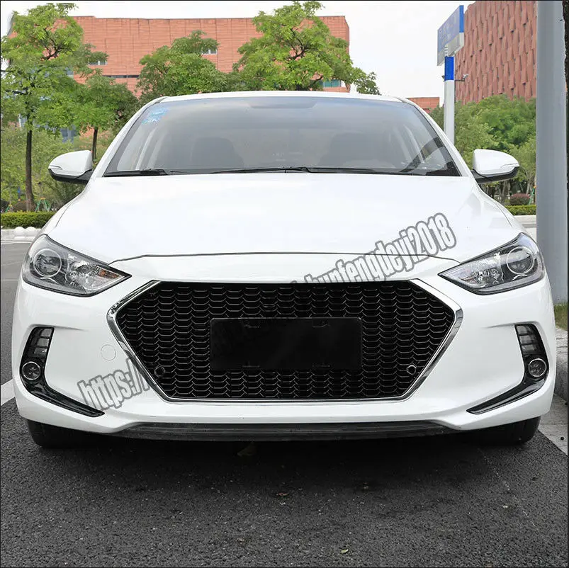 Передняя решетка решетки решетка радиатора хром для hyundai Elantra Avante