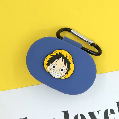 Аниме one piece Luffy силиконовый чехол для Xiaomi mi Red mi AirDots версия беспроводной Bluetooth наушники зарядный чехол Funda - Цвет: 3